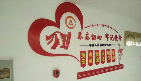 审计局党建文化设计照片审计价值观