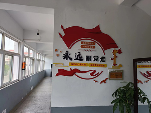 平面设计案例跟党走