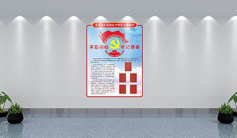 党建文化墙设计案例支部简介