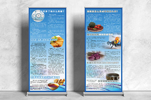 科普文化设计油炸食品